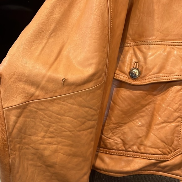 Orvis rare leather coat - Picture 5 of 12
